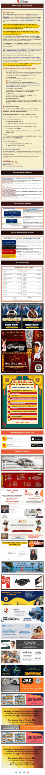 Countdown Begins: Launch of Dakshini Membership & Mega Event Ticket Booking!
