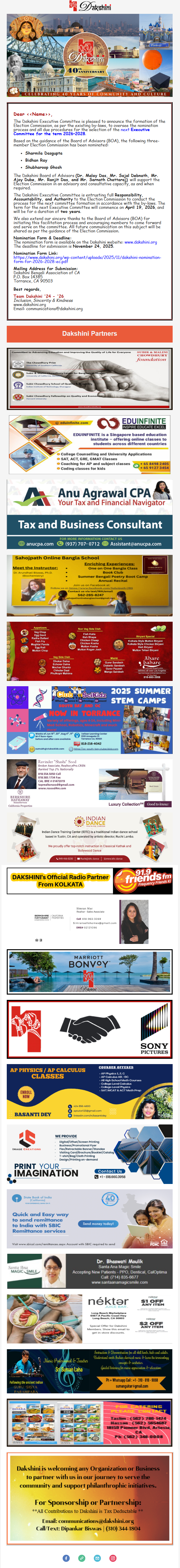 Start of Next Executive Committee 2026–2028 Formation Process